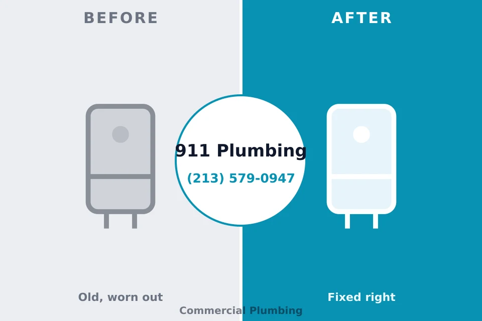 Before and after: plumbing repair Daytona Beach Shores, FL